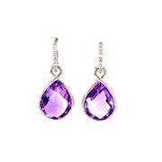 Béatrice Purple Amethyst Earrings