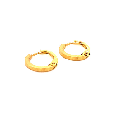 Classic 18k Yellow Gold Hoops