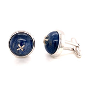 Olivier Kyanite Button Cufflinks