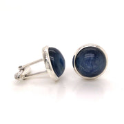 Olivier Round Kyanite Cufflinks