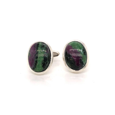 Olivier Ruby Zoisite Cufflinks