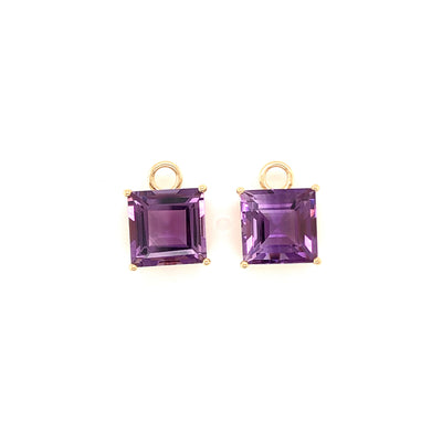 Rebecca Amethyst Earrings