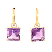 Rebecca Amethyst Earrings