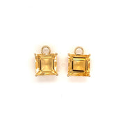 Rebecca Citrine Earrings