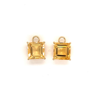 Rebecca Citrine Earrings