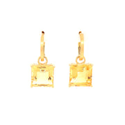 Rebecca Citrine Earrings