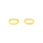 Sasha Brushed Gold Earrings