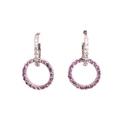 Sasha Pale Pink Sapphire Earrings