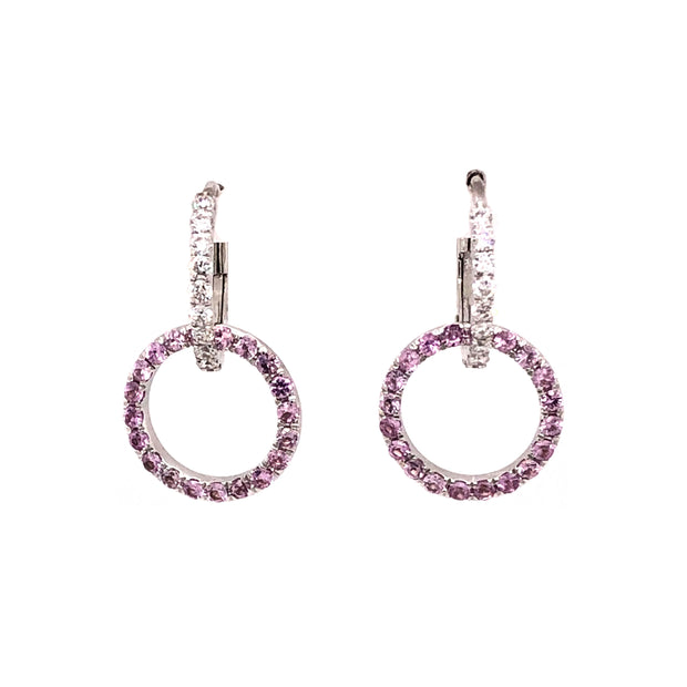 Sasha Pale Pink Sapphire Earrings