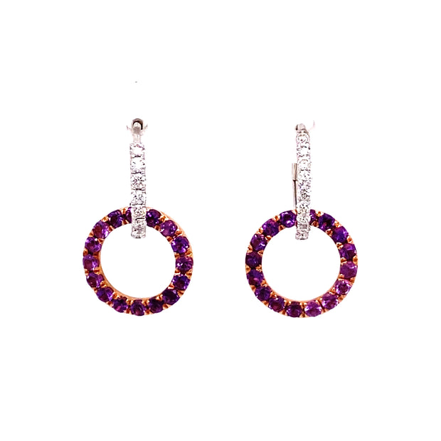 Sasha Amethyst Earrings