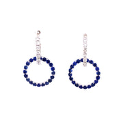 Sasha Royal Blue Sapphire Earrings