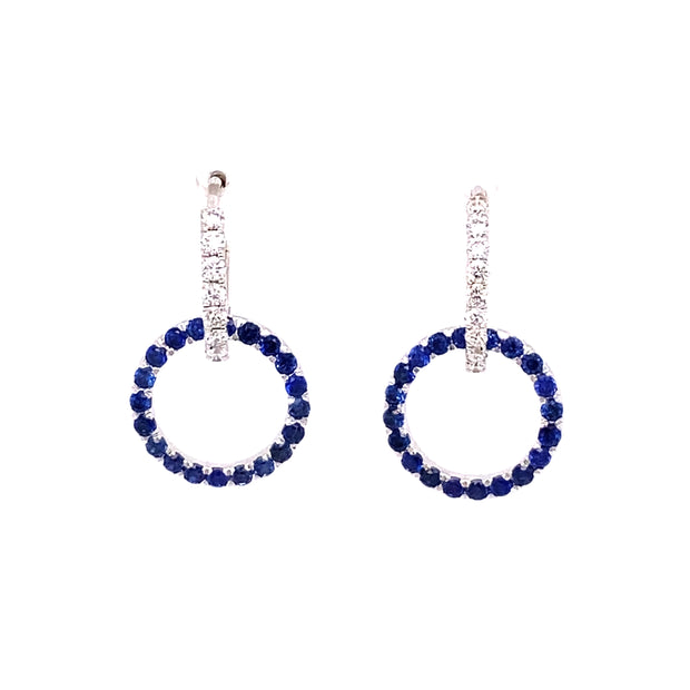 Sasha Royal Blue Sapphire Earrings