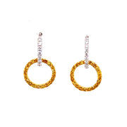 Sasha Fancy Yellow Diamond Earrings