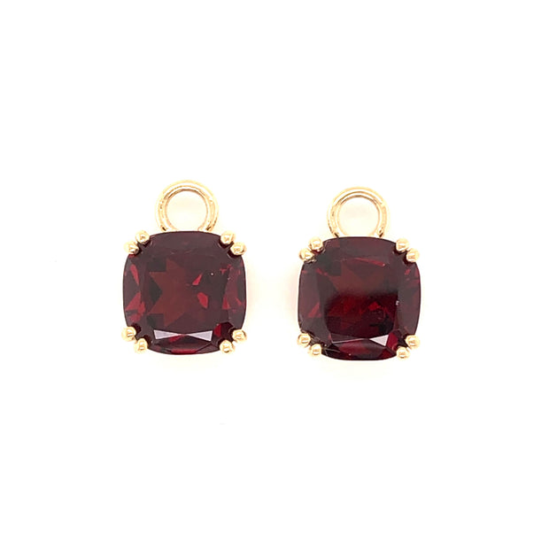 Tatiana in Garnet Earrings