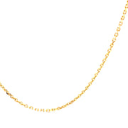 Fine 18k Yellow Gold Cable Chain
