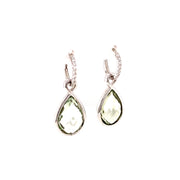 Béatrice Green Amethyst Earrings