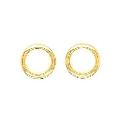 Maxi Sasha Yellow Gold Circles