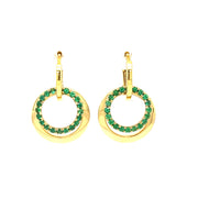 Maxi Sasha Yellow Gold Circles