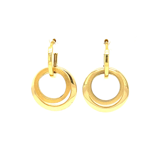 Maxi Sasha Yellow Gold Circles