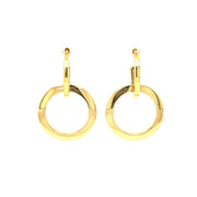 Maxi Sasha Yellow Gold Circles