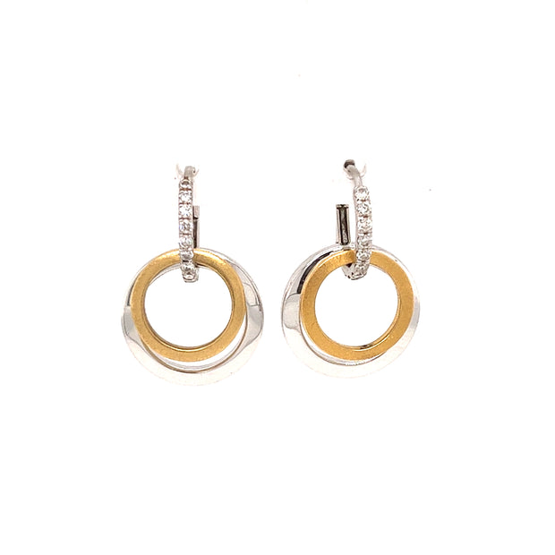 Maxi Sasha White Gold Circles