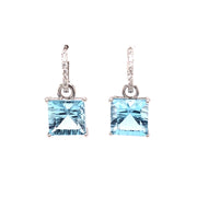 Rebecca Blue Topaz Earrings