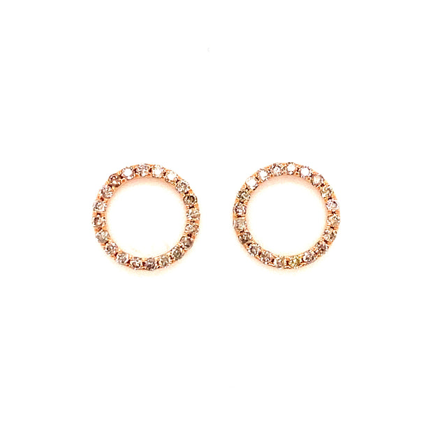 Sasha Champagne Diamond Earrings