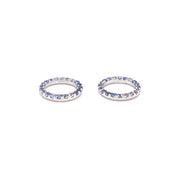 Sasha Blue Marl Sapphire Earrings