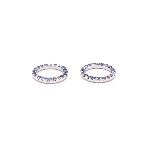 Sasha Blue Marl Sapphire Earrings
