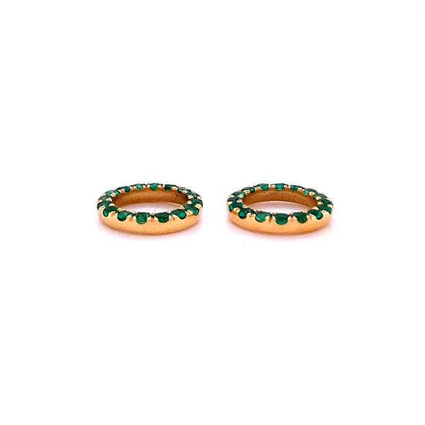 Sasha Emerald Earrings