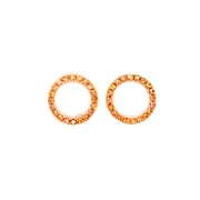 Sasha Mandarin Garnet Earrings